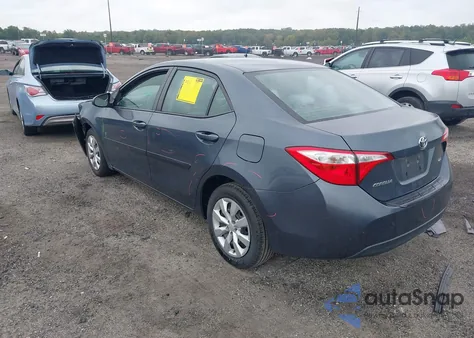 2014 Toyota Corolla Le from USA, damaged, VIN 2T1BURHE4EC184339